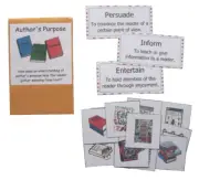 Educational Literacy Center Resource Learning Game Author's Purpose