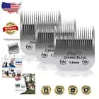 Efficient 3-Pack Grooming Blades for Dogs - Fits Andis, Oster A5 & Wahl KM-10