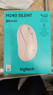 Logitech M240 Silent White Long Range Bluetooth Mouse 910-007116 New