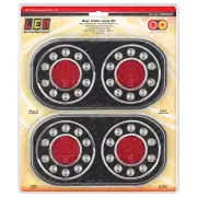 LED Autolamps Stop Tail Indicator Licence Light 20 LED Lamp LHS&RHS Twin Bulk