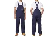 Hard Yakka Mens Bib & Brace Cross Back Work Overalls Y01010 - Navy