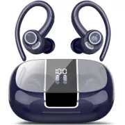 Headphones Wireless Earbuds Sport, Bluetooth 5.3 Over Ear Buds Stereo Deep Ba...