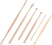 SECFOU 1 Set Ear Canal Cleaner Tools Spiral Massage Removal Spoon Smooth Comfortable Design for Ear Cleaning