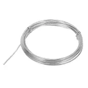 35 Gauge Aluminum Craft Wire, 16 Feet Bendable Wire Metal Armature Wire, Silver