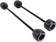 Motorcycle Frame Sliders for Ducati Monster 659 696 795 2008-2015 Front Wheel Axle Fork Slider Motorcycle Rear Wheel Hub Anti-Collision Frame Collision Guard(Front and Rear)