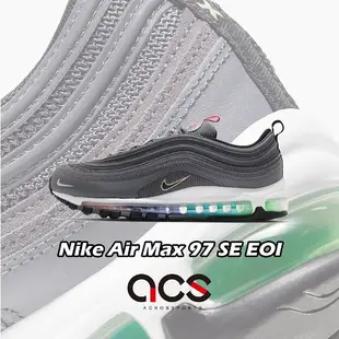 Nike 休閒鞋 Air Max 97 SE EOI 灰 彩色 氣墊 男鞋 復古慢跑鞋 電視檢驗圖【ACS】 DA8857-001