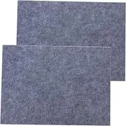DOITOOL 2pcs Felt Pressing Mat: Felted Ironing Pad Blanket Sound Absorbing Panel Wall Covering Tiles Sound Dampening Boards for Sewing Quilting Supplies Home