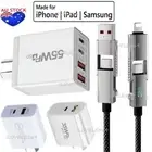 20W DUAL Type-C USB Wall Fast Charger PD Power Adapter For iPhone16/Pro/15/X Max