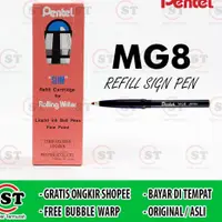 在飛比找蝦皮購物優惠-Jf0am Pentel 筆芯信號筆 MG8, 用於 RS3