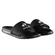 Le Coq Sportif Slides Flip Flops Sandals Slip On Shoes - Black