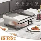 2900W BBQ Grill Pan Stainless Steel Commercial Electric Griddle Hot Plate