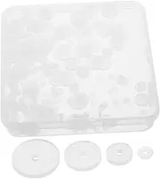 GANAZONO Soft Silicone Earring Backs for Studs Clear Earring Stabilizers Convenient Storage Box Comfortable Flat Design for Droopy Ears Protects Against Earlobe