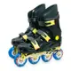 [DLD 多輪多]鋁合金底座 專業競速直排輪 溜冰鞋(黑黑 FS-1)