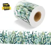 49.2 Ft Eucalyptus Bulletin Board Border, Self-Adhesive Eucalyptus Bulletin Boar