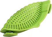 Silicone Fine Filter Hole Clip On Strainer for Kitchen Home Use Buckle Design