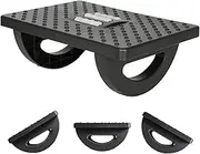 Foot Rest Under Desk,1 Pcs Ergonomic Footrest for Desk with Foot Massage Feet Stand, Comfortable Foot Stool Foot Rocker Foot Rest for Office and Home, 180 Degree