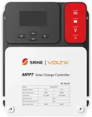 SRNE VOLTX 60A MPPT Solar Charge Controller 12V/24V Adjustable LCD Display So...