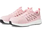 Reebok Work Fusion Flexweave RB349 Women 8.5 Pink EH Composite Toe Shoes KHD1085