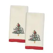 Spode - Fingertip Towels, Soft & Absorbent Cotton Kitchen 2pc Fingertip Towels