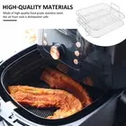 Air Fryer Rack 2 Layer Air Fryer Dehydrator Rack Stainless Steel Grill⌒