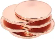 NUOBESTY Diy Craft Supply 6 Set Brass Challenge Coins Engraved Coins Storage Box for Collectors