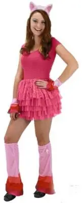 Pinkie Pie Arm Leg Warmers My Little Pony Halloween Adult Costume Accessory
