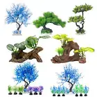 Artificial Plants Landscape Aquarium Decor Plastic Fish Tank Fake Grass