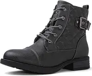 [GLOBALWIN] Women's Lace Up Military Combat Boots