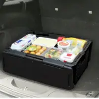 在飛比找momo購物網優惠-【May Shop】露營車載 可摺疊60L大容量車載冰箱(可