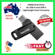 Flash Drive SanDisk Ultra 128GB Dual Drive Memory Stick Go USB-A and USB-C