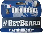 MLB Boston Red Sox Extra Large Bulk Bandz Get Beard Bracelet, Red