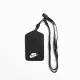 Nike Id Lanyard [DC3632-091 識別證吊帶 證件夾 名牌掛繩 背帶可拆 雙面卡槽 黑