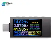 KWS-X1 Type-C Power Tester Voltage Current Meter USB-C Multimeter DC4-30V 0-12A.