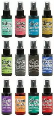 Ranger - 12 Color of the Month 2015 - Tim Holtz - Distress Spray Stain Bundle