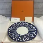 Hermes Bleus d'Ailleurs Dinner Plate in Hermes Blue Plate In Box & manual #3