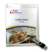 Ladder Safety Training Kit USB Drive W/Video, Quiz, Certificate & More
