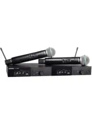 Shure SLXD24D/SM58 Dual Channel Wireless Microphone System with 2 SM58 Handheld