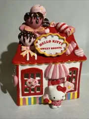 Hello Kitty Blue Sky Clayworks Hello Kitty Sweet Shoppe Tea Light Candle House