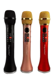 Karaoke Microphone Speaker Wireless Bluetooth Handheld CarPool Mic KTV Speaker