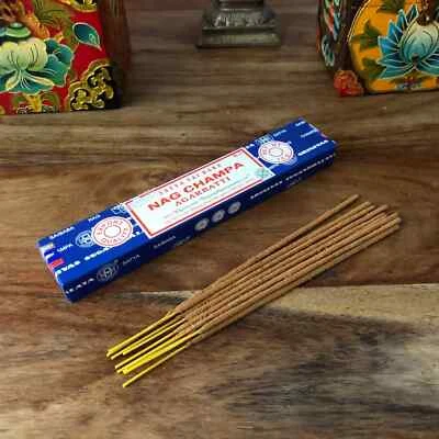 Satya Sai Baba Nag Champa Incense Sticks 5 Incense Genuine Agarbatti Hindu puja