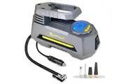 Sansai 120W Portable Digital Car Socket Air Pump Compressor Tyre Bike Inflator