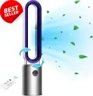Bladeless Tower Fan 24-Speed Oscillating Quiet Air Purifier for Home