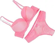 [LIFKOME] Trim Ladies Lingeri Bikini Nude Suit Bralette Suits Skirt - Lady for Arms Cotton Bras for Pink Acrylic