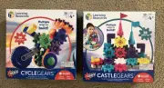 Learning Resources Gears! - Cycle Gears 30 pc set and Castle Gears 38 pc set