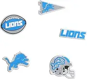 FOCO NFL Detroit Lions Shoe Decoration Charms - 5 Pack