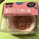 Hallu By Peyton Bath Bomb Floating Salt Crystals Geode Bath Bomb Positive Vibes