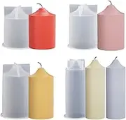 Cylinder Silicone Candle Moulds for Candle Making Pillar (50mm A)