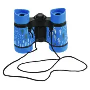 Toy Binoculars 4X30 Compact Folding Binoculars Sky Blue with Neck Strap