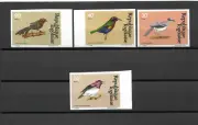 TOGO 1981, SERIE COMPLETA 4 VALORES TEMA FAUNA AVES SIN DENTAR. MNH.