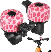 BESPORTBLE 2 Pcs Bicycle Bell Bike Accessories for Boys Bike Bell for Bicycle Horn Plastic Pink